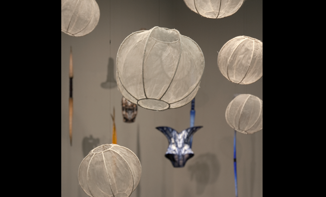 installation image: points of reference (installation detail), 2012, Alexandria Museum of Art, Alexandria, LA, and link to: installation Alexandria Museum of Art6