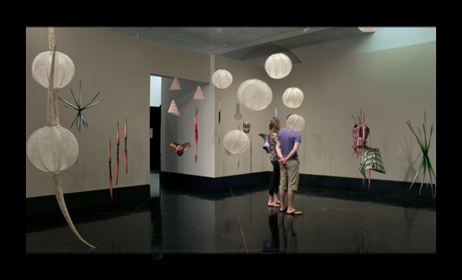 installation image: points of reference (installation), 2012, Alexandria Museum of Art, Alexandria, LA, and link to: installation Alexandria Museum of Art7 