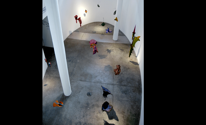 installation image: Equipoise (installation), 2007, Contemporary Arts Center, New Orleans, LA, and link to: installation: NO Center for Contemporary Art4