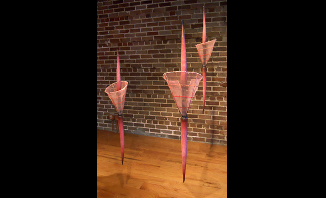 installation image: Points of Reference: West (installation), 2011, Oak Street Gallery, Hammond, LA
