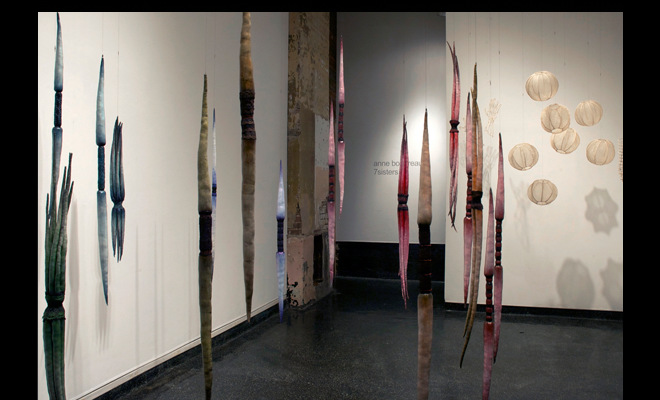 installation image: Points of Reference and 7 Sisters, 2013, The Front Gallery, New Orleans, LA